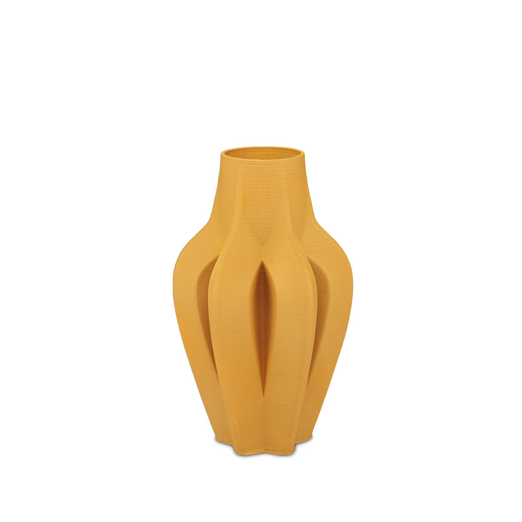 Atena Short 3d Vase Ochre Gift