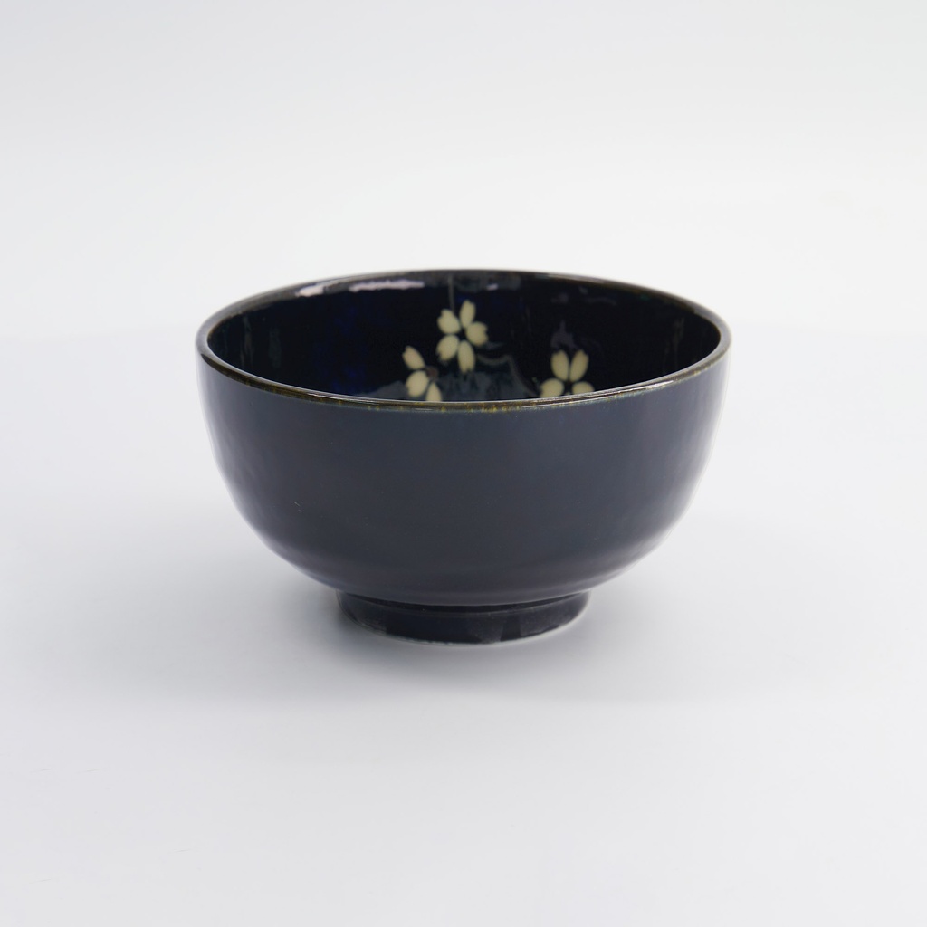 Cobalt Blue Sakura Bowl 16x8.5cm 22114 5/40 Gift