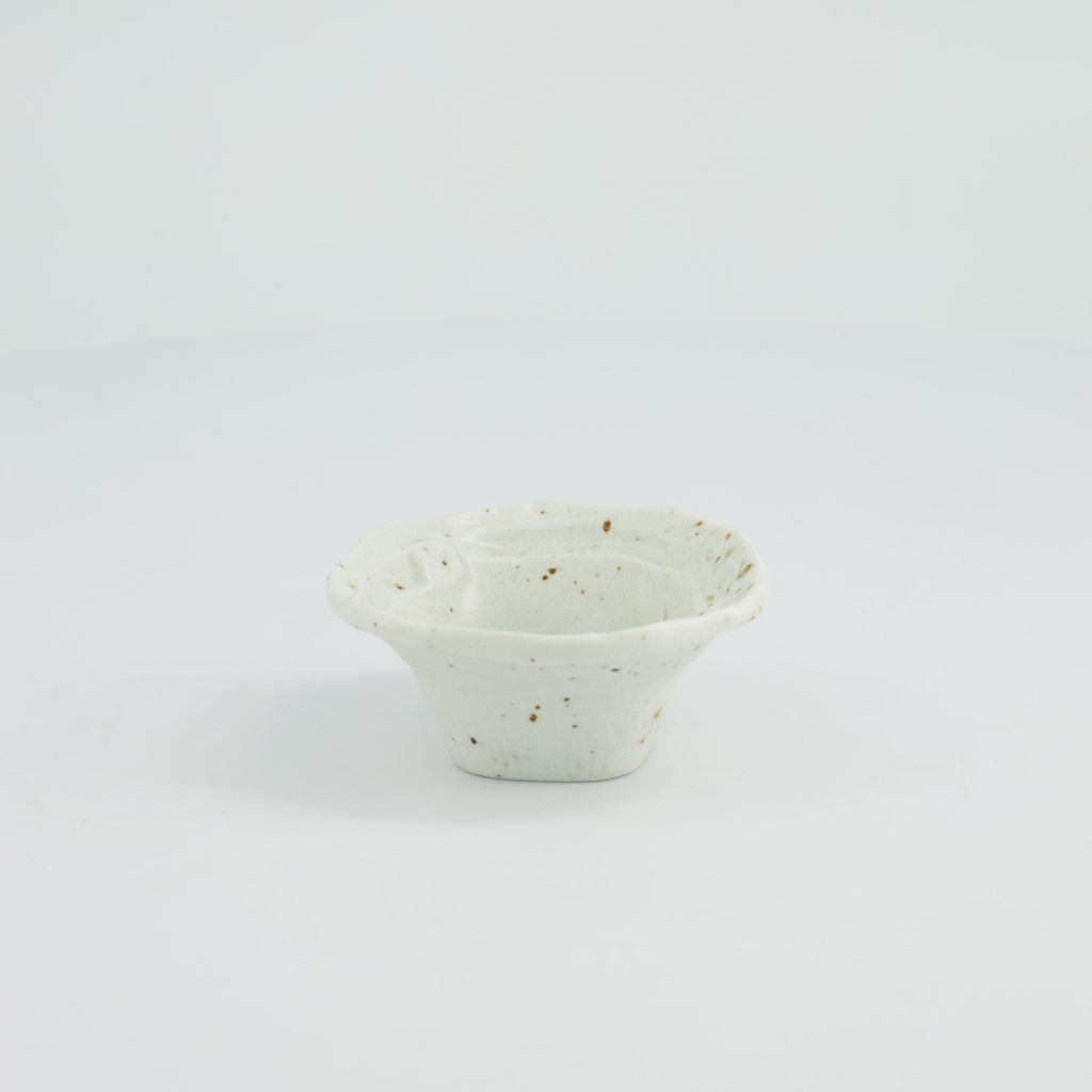 Craft Konahiki Small Dish 9.5x4.1cm White 33969 6/120 Gift