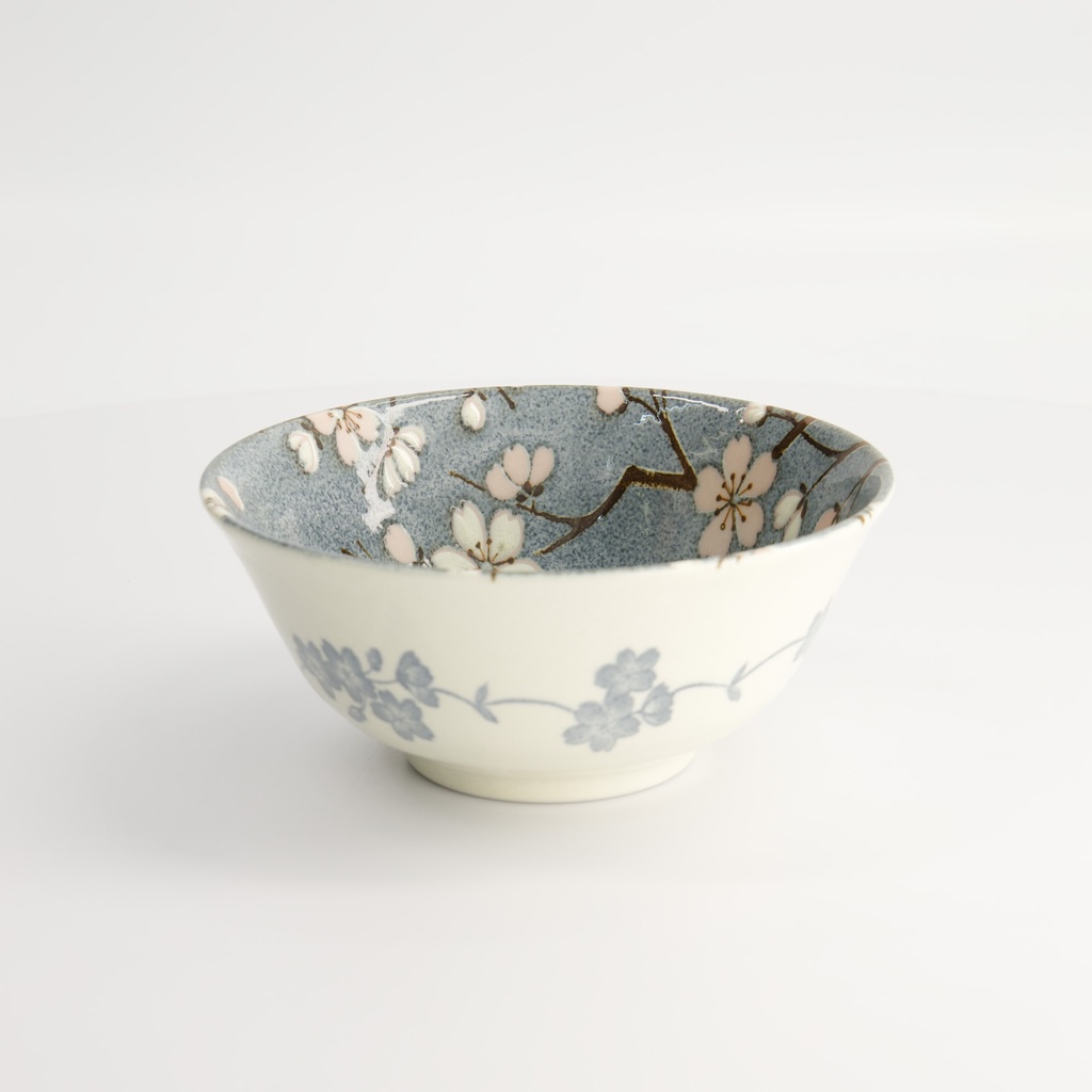 Fujisakura Tayo Bowl 15.2x6.7cm 500ml Gray 22589 6/48 Gift
