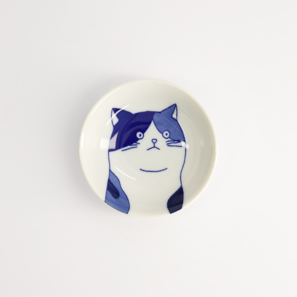 Kawaii Soy Sauce Dish Cat Mike 9x2.7cm Ta-17 12/96 Gift