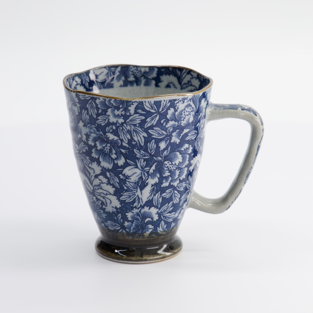 Mug 9x11cm 400ml Blue/grey Some Botan Mt-9996/a 6/60 Gift