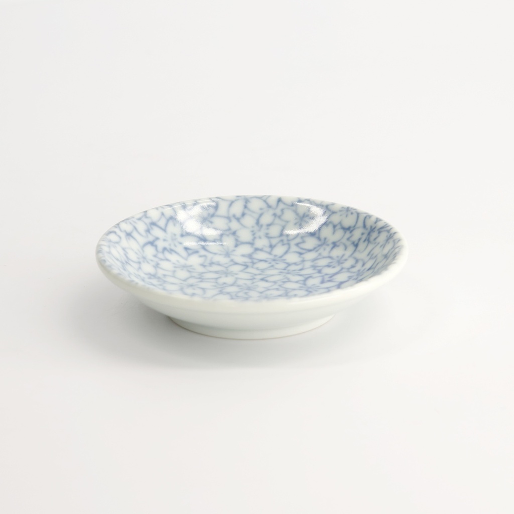 Sauce Dish 9x2cm Sakura Blue Ta-54 12/192 Gift