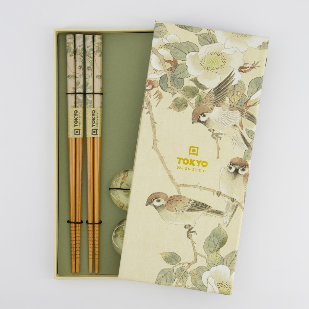 Chopstick Giftset/4 Sparrow Ah-09 33922 1/100 Gift