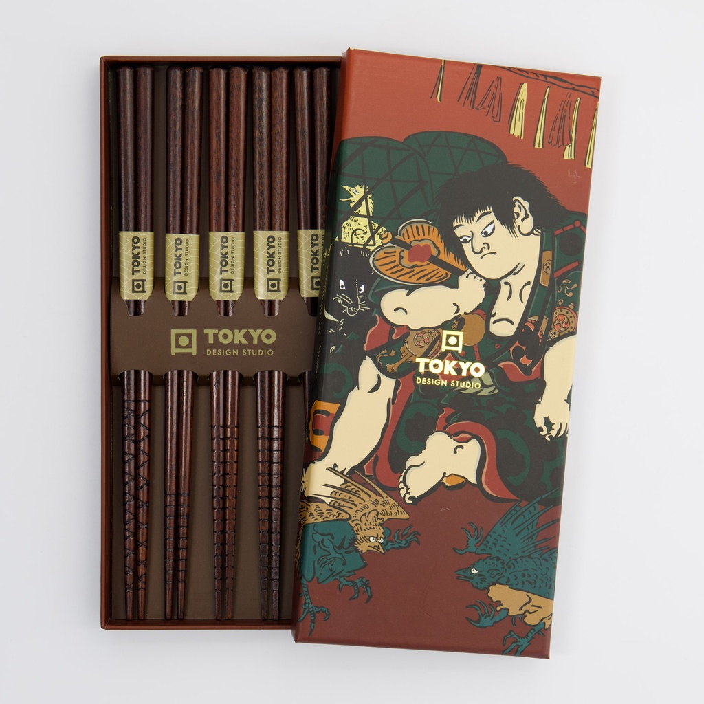 Chopstick Giftset/5 Ukiyoe A26-d107 1/100 Gift