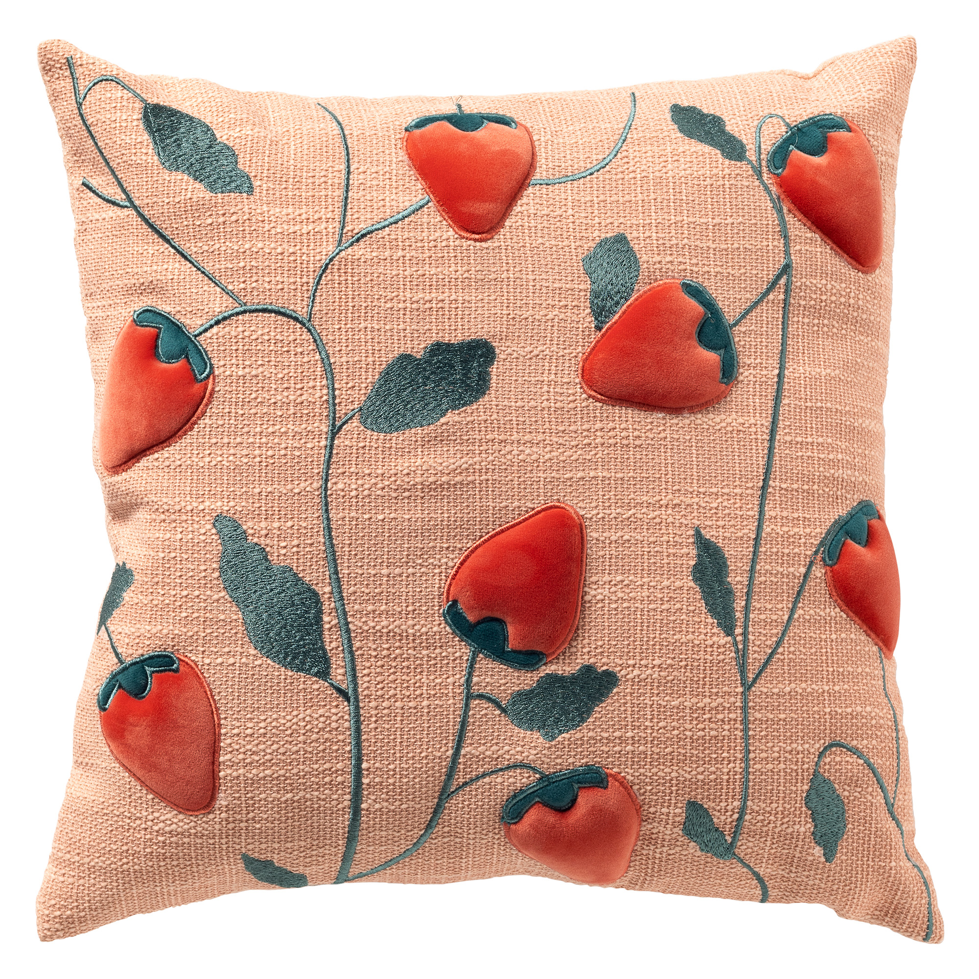 Cushion Cover Strawberry 45x45cm Peach Powder Gift