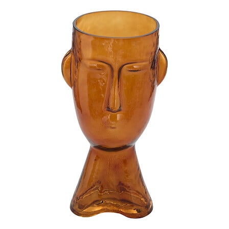 Face Vase Sien Height 31.5 Cm Assorted Glass Gift