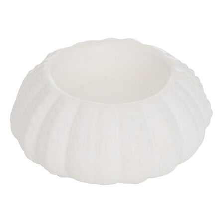 Tea Light Holder OcÃ‰ania Diameter 8.4 Cm White Ceramic Gift