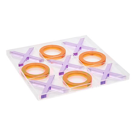 Tic-tac-toe Game The Pool Side 23 X 23 Plexiglass Gift