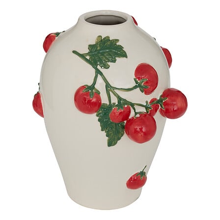 Vase Della Pasta Height 25.5 Cm Tomato Ceramic Gift