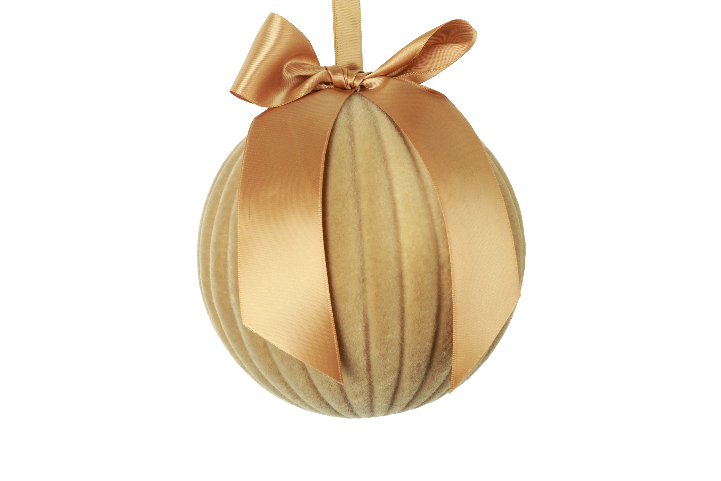 Bauble W. Ribbon Str Amara S L.brown Gift
