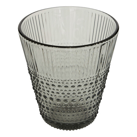 Low Tumbler Joa 27 Cl Grey Glass Gift