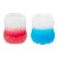 Set Of 2 Water Glasses 450 Ml. Pink And Light Blue Colors. Gift