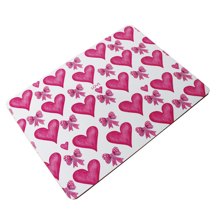 Placemat Rebecca Rose Love Hearts Gift