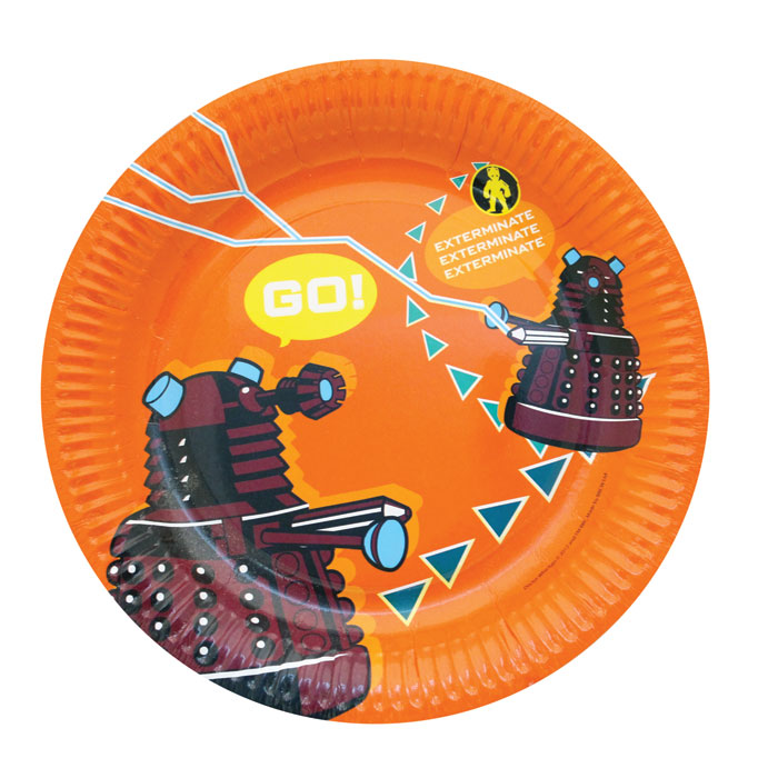 Doctor Who Plates In Cdu (12 X 6 Plates) Gift