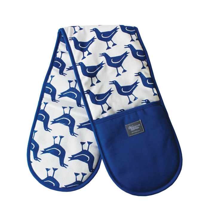Blue Gull Double Oven Glove Hinchcliffe And Barber Gift