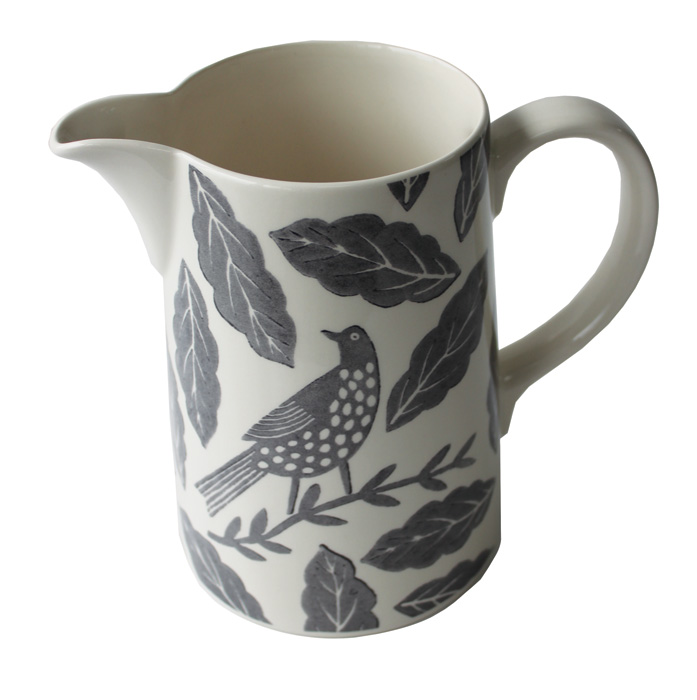 Songbird Grey Jug Hinchcliffe And Barber Gift