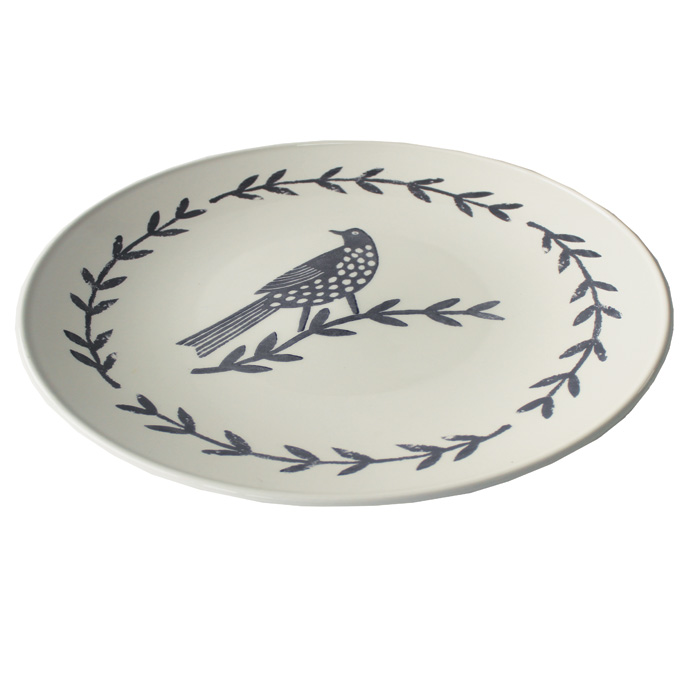 Songbird Grey Serving Plate Pack 3 Gift