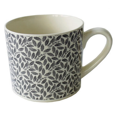 Songbird Grey Repeat Mug Hinch And Barber Single Gift