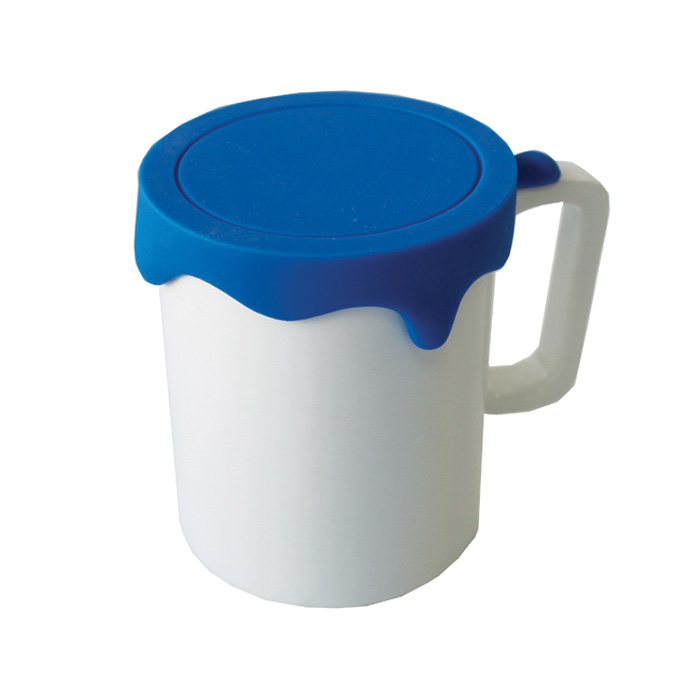 Paint Mug Tall Blue Gift