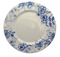 Blue Bird Toile Plate 28cm Edward Challinor Pack 6 Gift