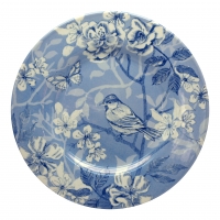 Blue Bird Toile Plate 21cm Edward Challinor Pack 6 Gift