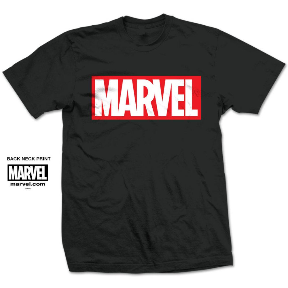 Marvel T Shirt Box Logo Mens Large Gift