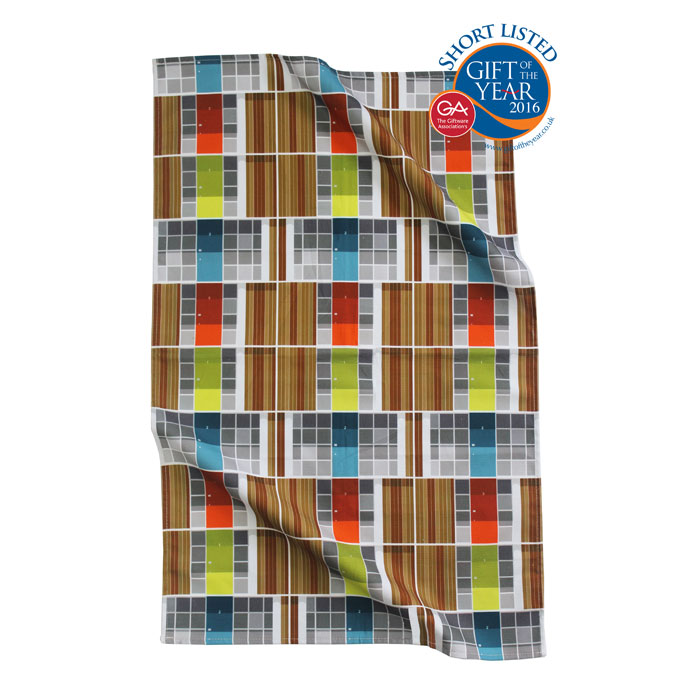 Oscar Francis Tea Towel Willow Road Doors Gift