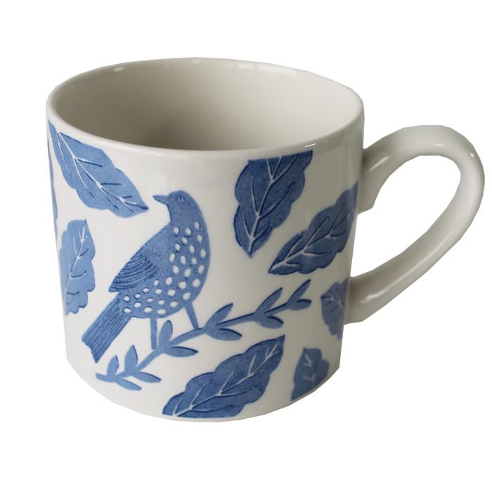 Songbird Blue Mug Hinchcliffe And Barber Pk 6 Gift