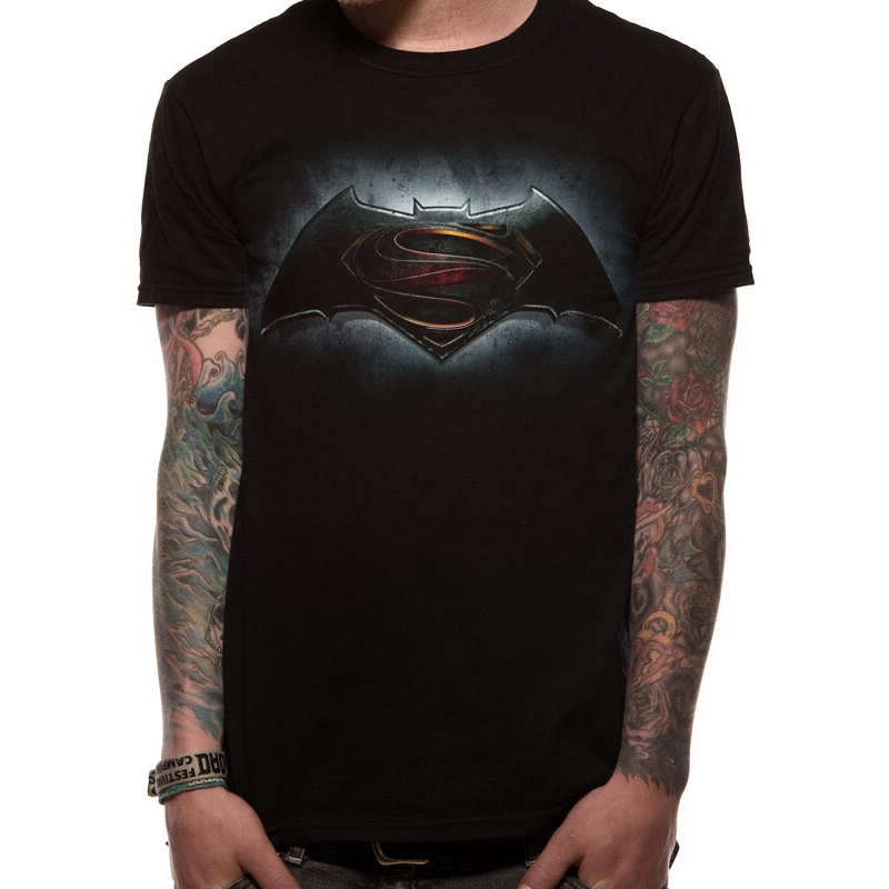 Batman V Superman T Shirt Logo Mens Small Gift