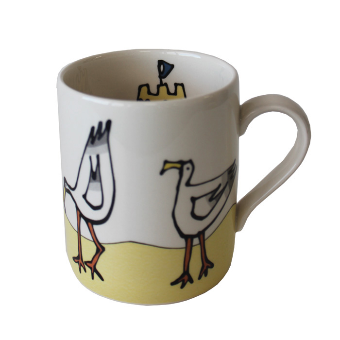 Gallery Thea Mug Seagulls & Sand Pack 6 Gift