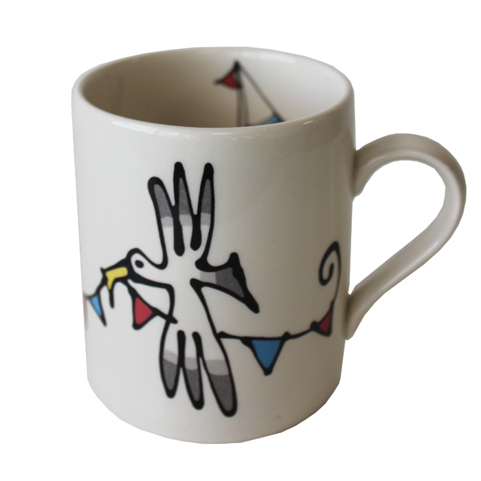 Gallery Thea Mug Flying Seagulls Pack 6 Gift