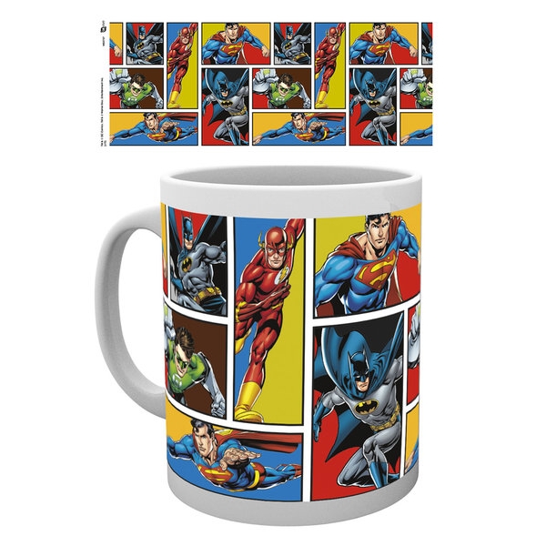 DC Comics Boxed Mug Justice League Grid Gift