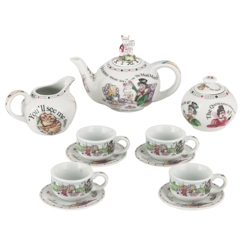 Alice Miniature Collectors Tea Set (7 Pieces) Gift