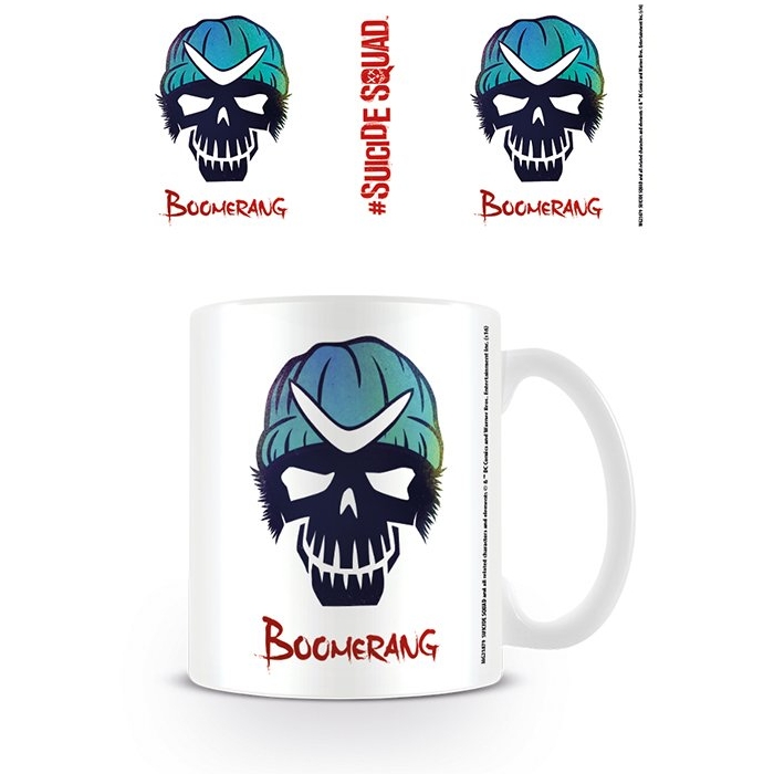 Suicide Squad Boxed Mug Boomerang Skull Gift
