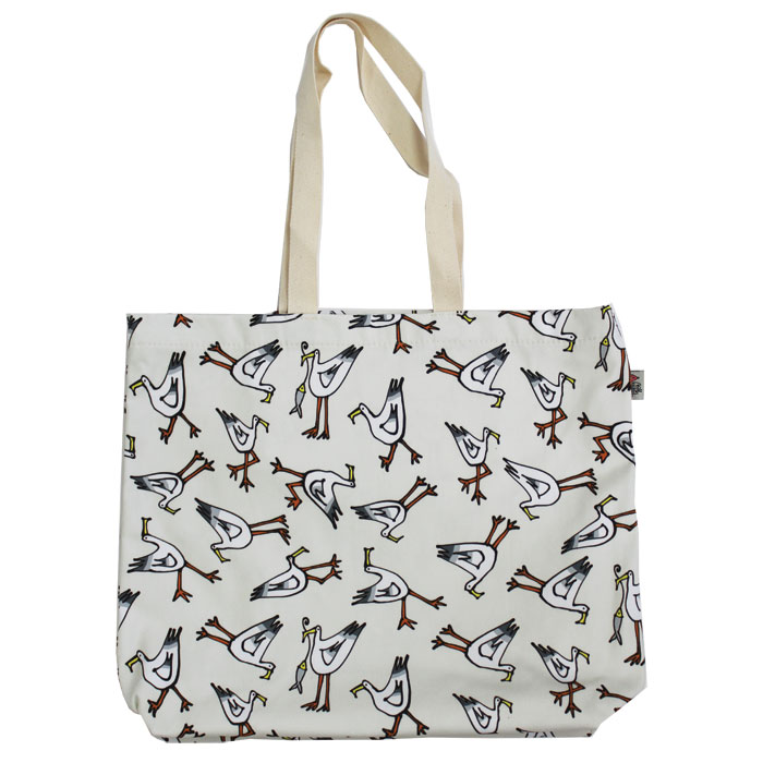 Gallery Thea Luxury Lined Shopper Seagull Ivory Gift