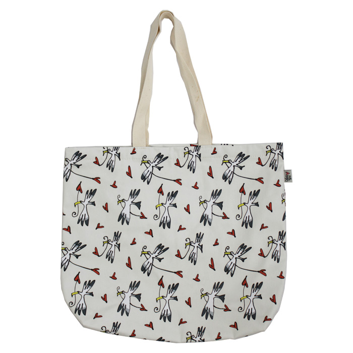 Gallery Thea Luxury Lined Shopper Gull & Heart Ivo Gift