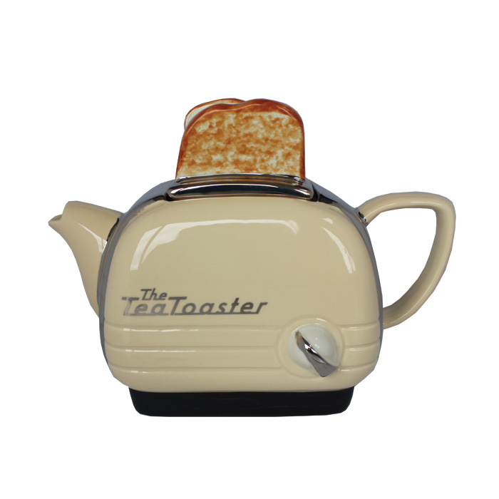 Teapot Toaster Cream Medium Gift