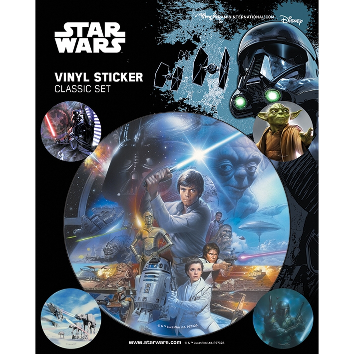 Star Wars Stickers Classic Set Gift