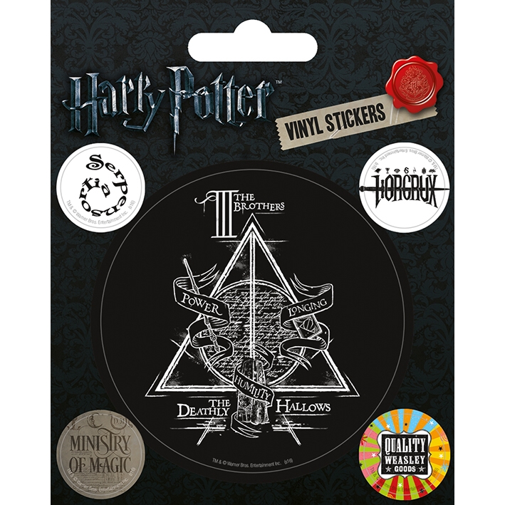 Harry Potter Stickers Symbols Set Of 5 Gift