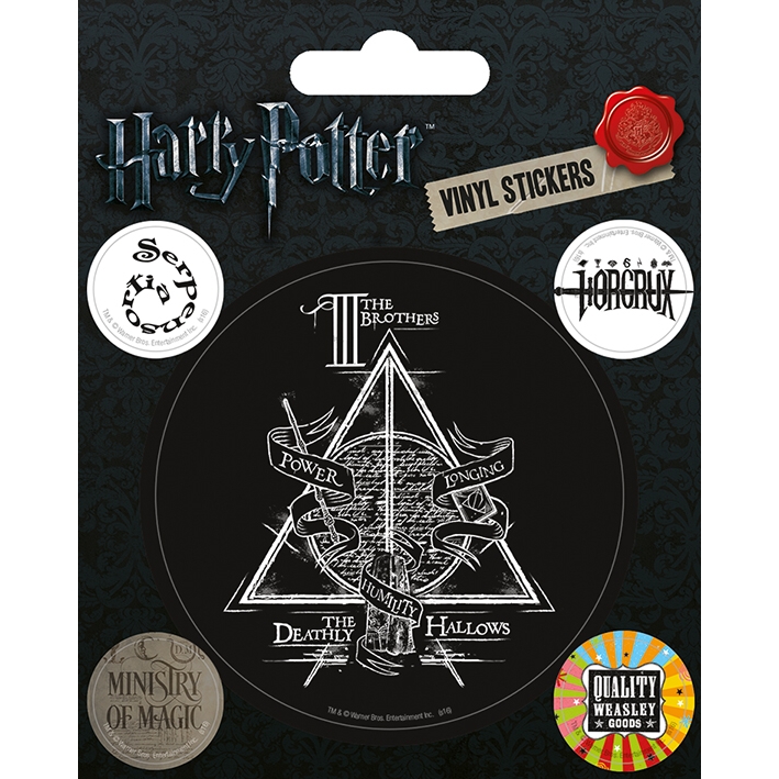 Harry Potter Stickers Symbols Set Of 5 Gift