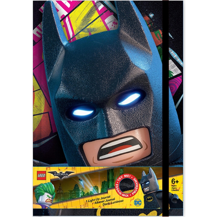 Lego Batman Light Up A5 Journal Gift