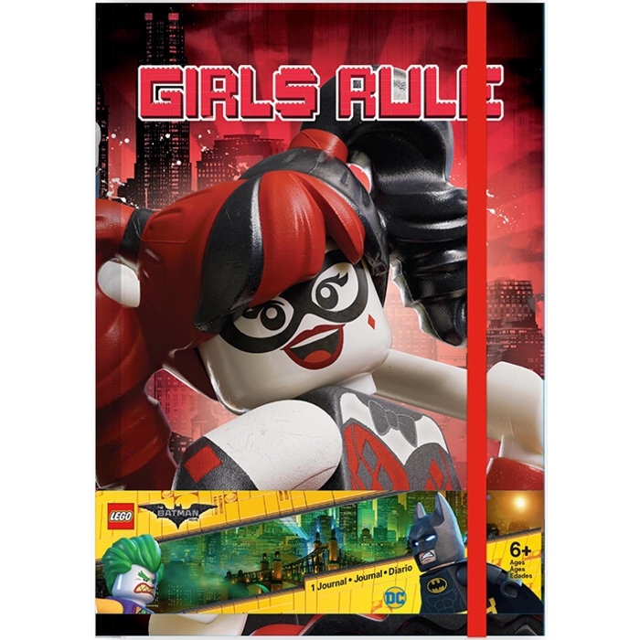 Lego Batman A5 Journal Harley Quinn / Batgirl Gift