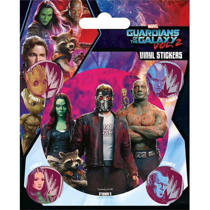 Marvel Stickers Guardians Vol. 2 Guardians Gift