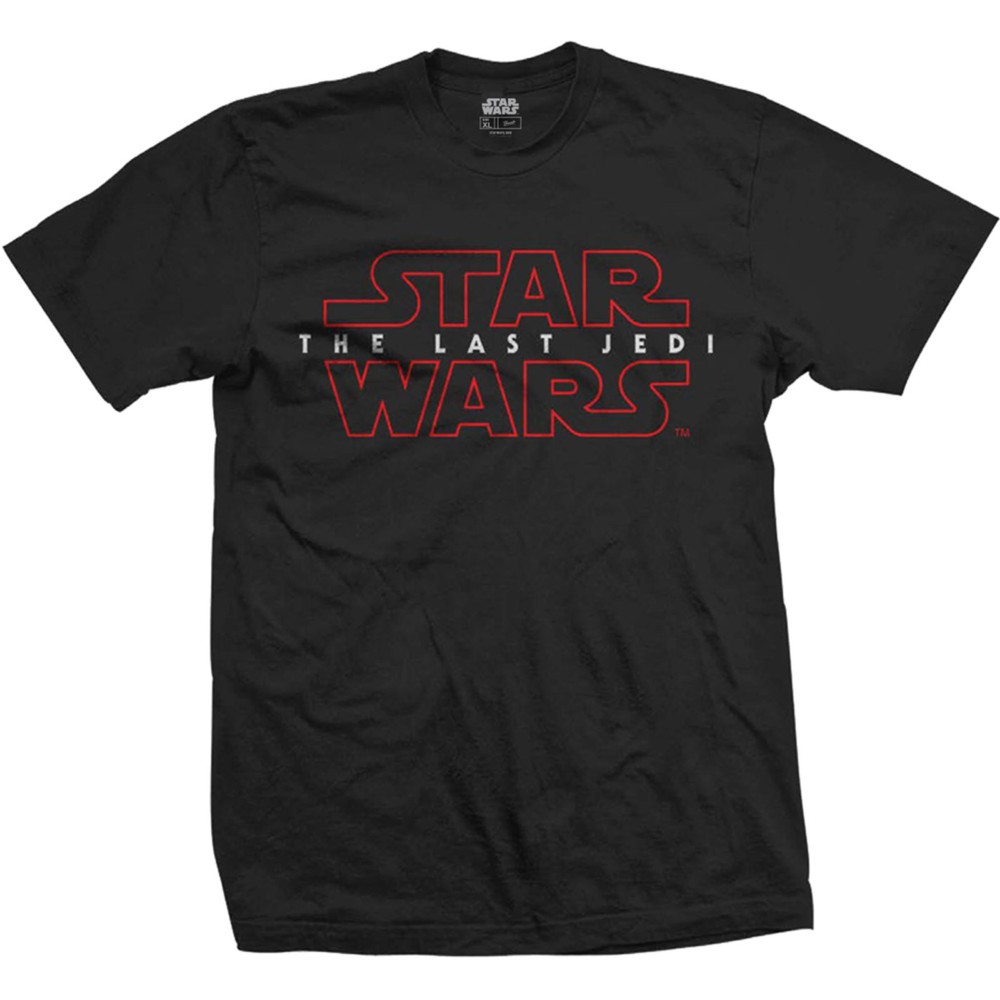 Star Wars T Shirt The Last Jedi Logo Mens Small Gift