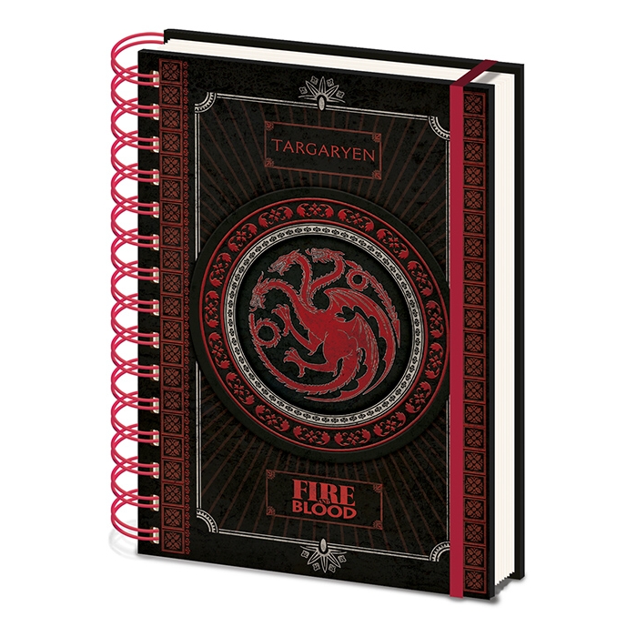 Game Of Thrones A5 Notebook Targaryen Gift