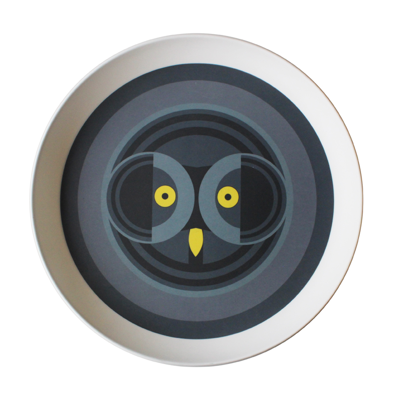 I Like Birds Round Tray Owl Gift