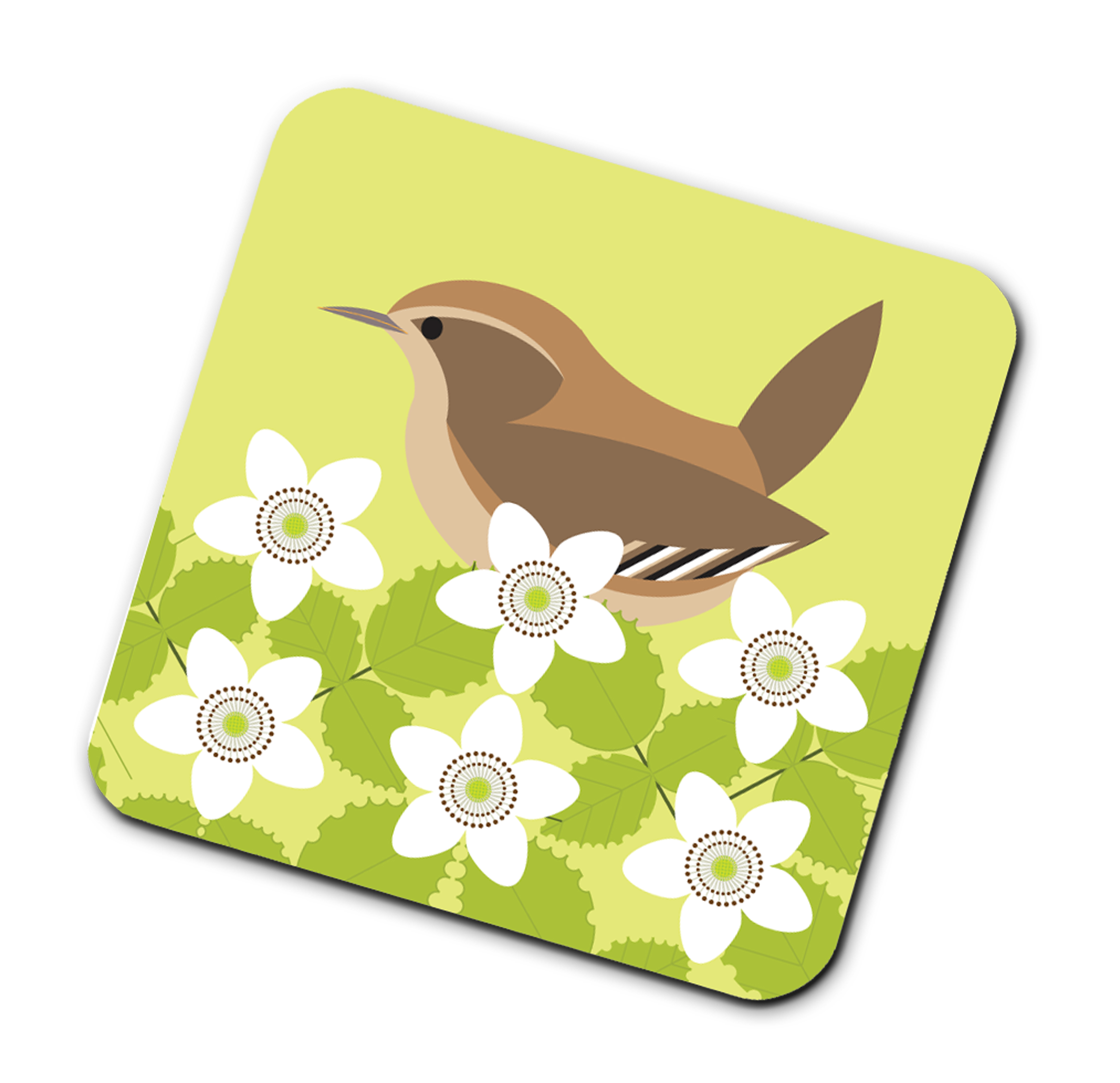 I Like Birds Coasters Wren Gift