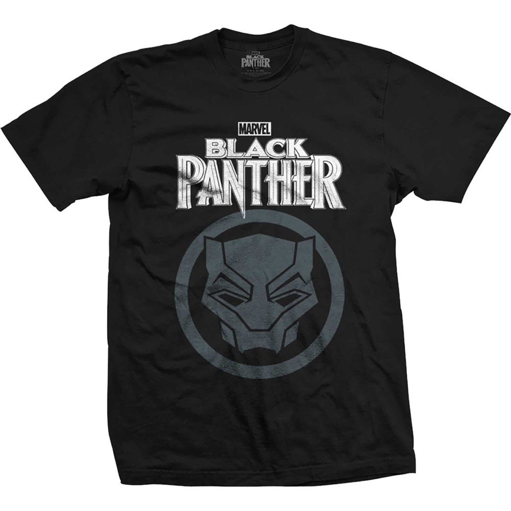Marvel T Shirt Black Panther Logo Mens Small Gift