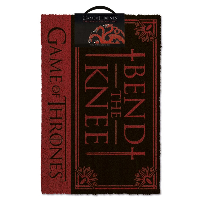 Game Of Thrones Doormat Bend The Knee Gift